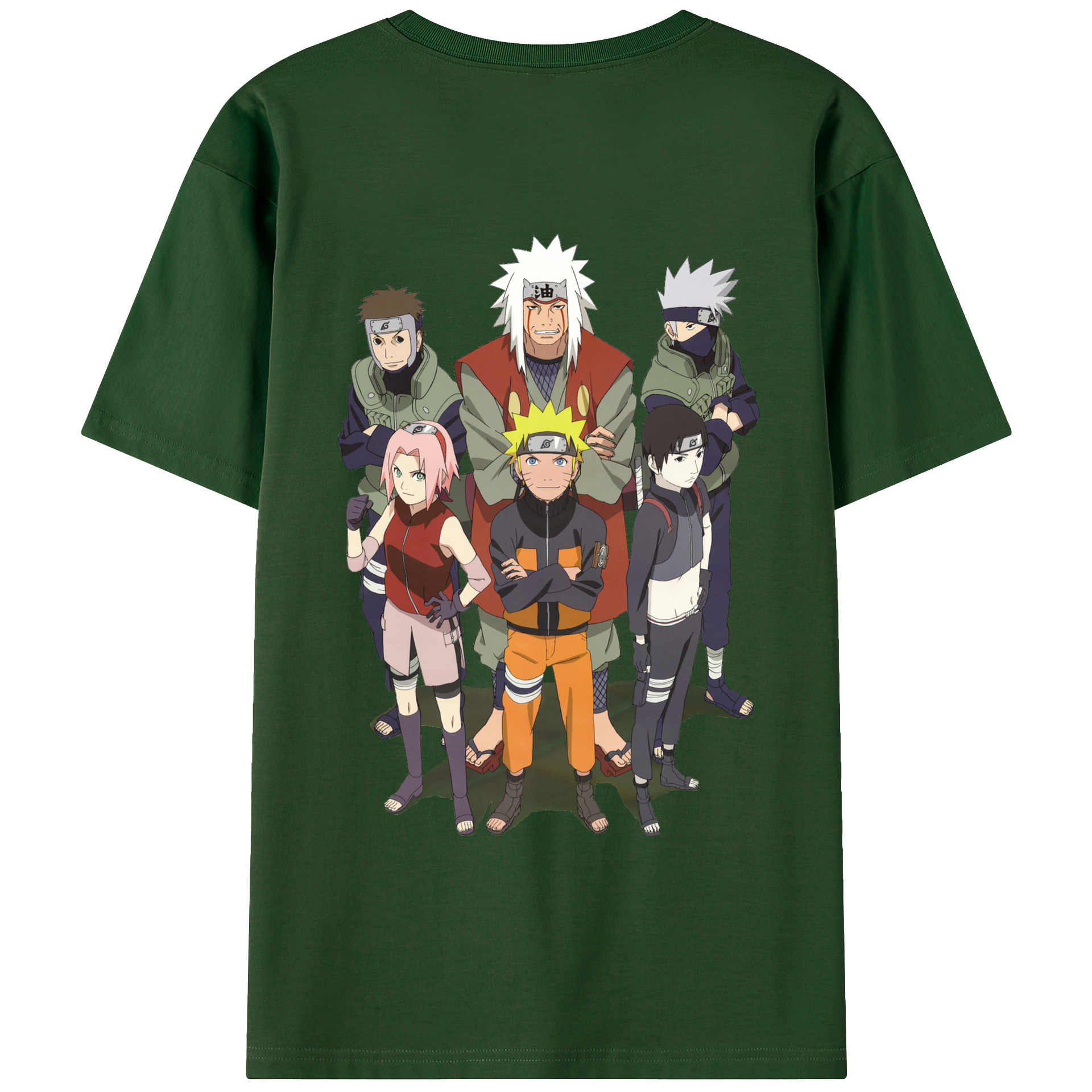 （画像用） NARUTO -ナルト- うずまき ナルト Uzumaki Naruto 綿100％半袖Tシャツ（背面プリント）